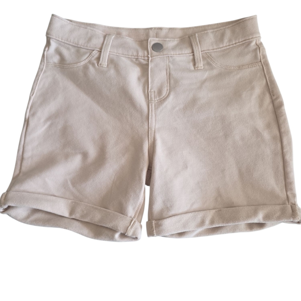 Wonder Nation Tan Bermuda Shorts Casual Cotton Blend